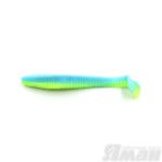Виброхвост YAMAN Flatter Shad, р.4 inch, цвет #18 - Ice Chartreuse (уп. 5 шт.)