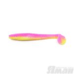 Виброхвост YAMAN Flatter Shad, р.4 inch, цвет #24 - Gum (уп. 5 шт.)