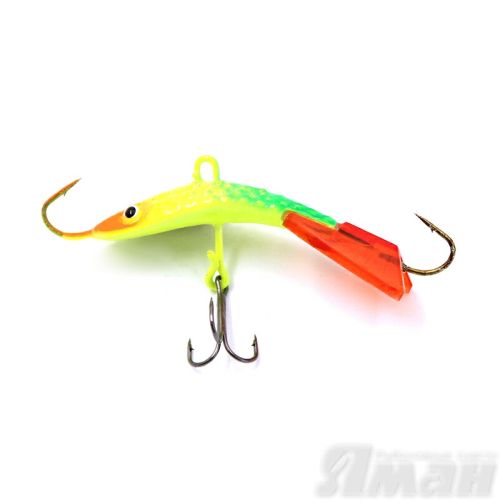 Балансир \"ЯМАН\" Попугай, размер 4 см, вес 8 гр., цв. 37, на блистере