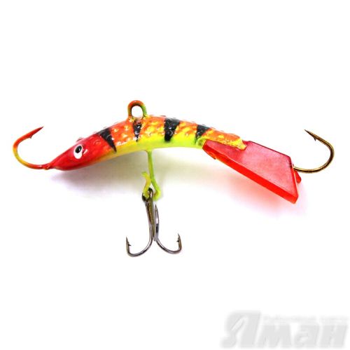 Балансир \"ЯМАН\" Попугай, размер 4 см, вес 8 гр., цв. 39, на блистере