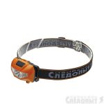 Фонарь налобный "СИБИРСКИЙ СЛЕДОПЫТ-Кварк", 1 COB + 2 LED, 3хААА/240/