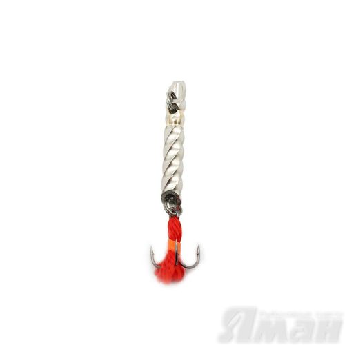 Блесна вертикальная \"ЯМАН\" Шестигранка витая, размер 40 мм, вес 3,5 г