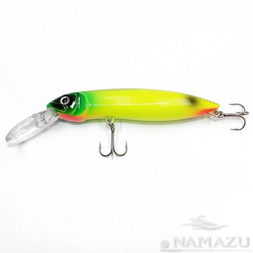 Воблер Namazu Diving Spade Minnow, L-125 мм, 16,5г, минноу, плавающий (0,5-2м), цвет 6/200/