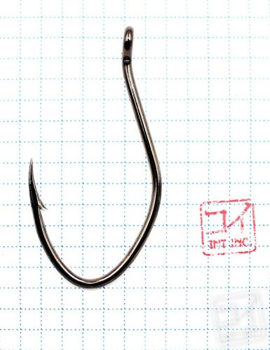 Крючок KOI \"CAT FISH HOOK\", размер 6/0 (INT), цвет BN (3 шт.)/23/