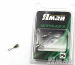 Мормышка "ЯМАН" капля с отв.,цв.NL, d 6, вес 1,3 г (уп. 5 шт.)