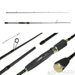 Спиннинг штекерный карбоновый Namazu Pro "Catch-Jack-X" IM8, 2,1 м, тест 3-15 г/25/