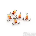 Крючок-тройник ЯМАН "Факел", размер 8 (INT) (5 шт.)