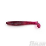 Виброхвост YAMAN Flatter Shad, р.2 inch, цвет #04 - Grape (уп. 6 шт.)