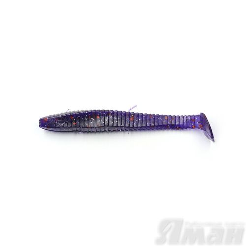 Виброхвост YAMAN Flatter Shad, р.2 inch, цвет #08 - Violet (уп. 6 шт.)