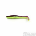 Виброхвост YAMAN Flatter Shad, р.2 inch, цвет #26 - Violet Chartreuse (уп. 6 шт.)
