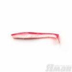 Виброхвост YAMAN Flatter Shad, р.2 inch, цвет #27 - Red White (уп. 6 шт.)