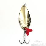 Блесна колеб. Namazu Seashell , вес 16 г, цвет 02 (латунь)/200/