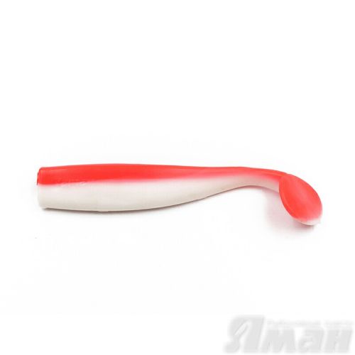 Виброхвост YAMAN Spry Minnow, р.5,5 inch цвет #27 - Red White (уп. 4 шт.)