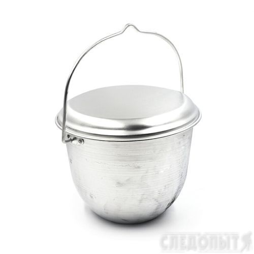 Котелок костровой \"СЛЕДОПЫТ\" конический, 4,5 л, алюм./10/