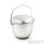Котелок костровой "СЛЕДОПЫТ" конический, 4,5 л, алюм./10/