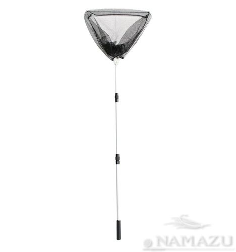 Подсачек складной телескопич. Namazu L- 150 см, треугольный обод 50 см, капрон/50/