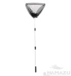 Подсачек складной телескопич. Namazu L- 150 см, треугольный обод 60 см, капрон/50/