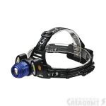 Фонарь налобный "СИБИРСКИЙ СЛЕДОПЫТ-Лайт", 1 LED + 2 COB, zoom, аккум. 220В/60/