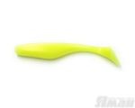 Виброхвост YAMAN Greedy Shad, р.4 inch, цвет #02 - Chartreuse (уп. 4 шт.)