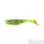 Виброхвост YAMAN Greedy Shad, р.4 inch, цвет #10 - Green pepper (уп. 4 шт.)