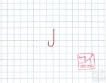 Крючок KOI "ROUND BEND", размер 12 (INT), цвет RED (10 шт.)/200/