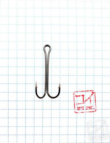 Крючок KOI \"DOUBLE HOOK\", размер 4 (INT), цвет BN, двойник (10 шт.)/19/