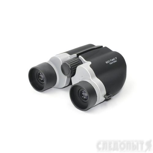 Бинокль \"СЛЕДОПЫТ\", 8х21, черный, 80*103*39 мм, 140 г, в чехле/50/