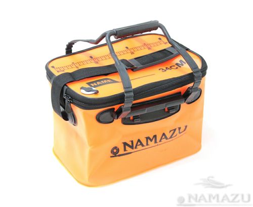 Сумка-кан Namazu складная с 2 ручками, размер 34*22*21, материал ПВХ, цвет оранж./20/