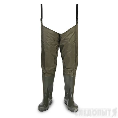 Сапоги забродные СЛЕДОПЫТ ПВХ+нейлон, р. 42, цв. олива/6/
