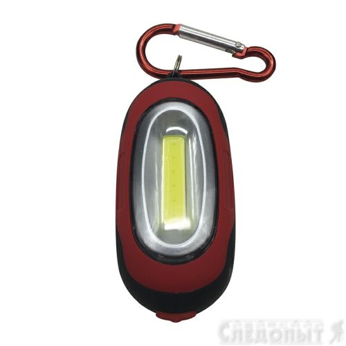 Фонарь-брелок \"СИБИРСКИЙ СЛЕДОПЫТ-FLICKER\", 1 COB, 2х2032/800/