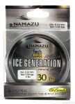 Леска Namazu "Ice Generation", L-30 м, d-0,08 мм, test-0,44 кг, прозрачная/10/400/