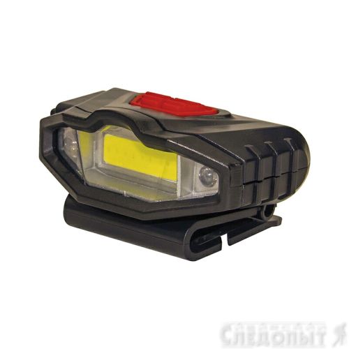 Фонарь для кепки \"СИБИРСКИЙ СЛЕДОПЫТ-Протон\", 1 COB + 2 LED, аккум. 220В, USB/200/