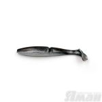 Виброхвост YAMAN Mamura, р.4 inch, цвет #34 - Black Red Flake/Pearl (уп. 5 шт.)