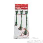 Набор поводков стальных NAMAZU Leader 1х7 Nylon Coated Green, L-15/20/25 см, test- 18 кг (по 20 шт.)