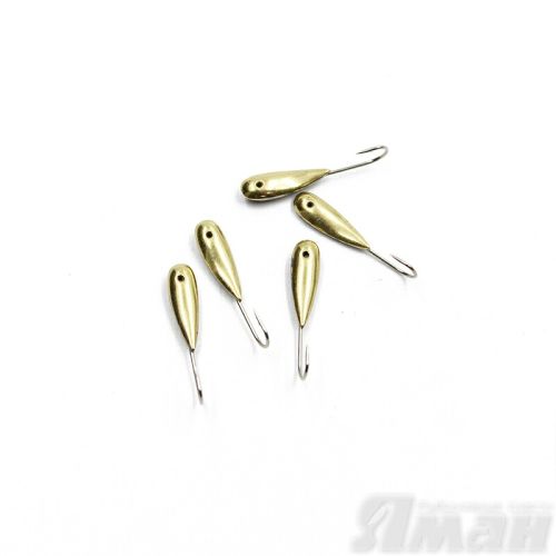 Мормышка паяная ЯМАН Уралка Long, вес 0,46 г, латунь (уп. 5 шт.)