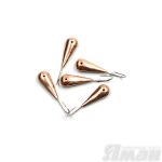 Мормышка паяная ЯМАН Капля Long, вес 0,65 г, медь (уп. 5 шт.)