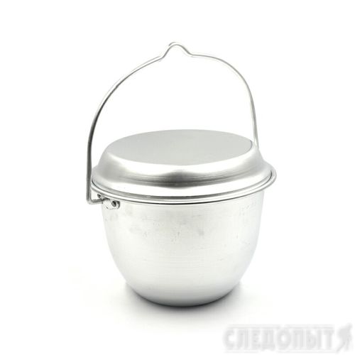 Котелок костровой \"СЛЕДОПЫТ\" конический, 2,5 л, алюм./10/
