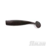 Виброхвост YAMAN Spry Minnow, р.3,5 inch цвет #31 - Black Red Flake (уп. 5 шт.)