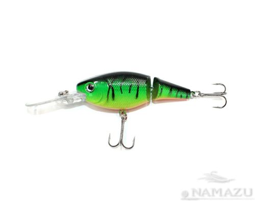 Воблер Namazu Jointed Zun Shad, L-105 мм, 12,3г, кренк, составной, плавающий (0,5-2,5м), цвет 4/200/