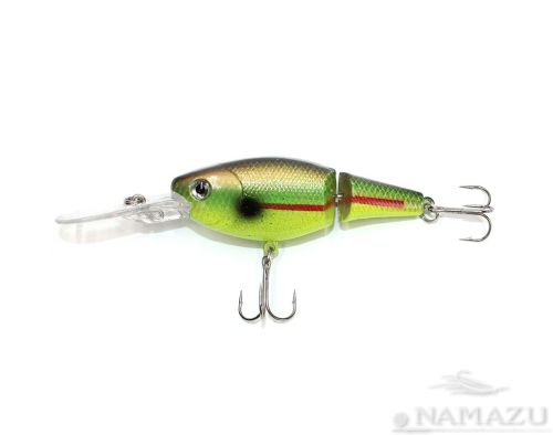 Воблер Namazu Jointed Zun Shad, L-105 мм, 12,3г, кренк, составной, плавающий (0,5-2,5м), цвет 7/200/