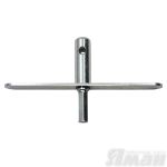 Адаптер "ЯМАН" под шуруповерт, с планкой, d-20 мм, для ледобуров ТОРНАДО