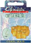 Крючок GAMAKATSU BKS-1130Y Corn 75см №10 d поводка 018 (10шт.)