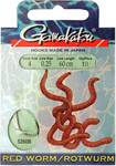 Крючок GAMAKATSU BKD-5260B Red Worm 60см №4 d поводка 025 (10шт.)