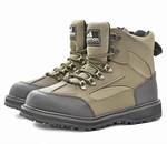 Ботинки Nordman Wade на шнурках с резиновой подошвой для вейдерсов (черный/зеленый) р.45/46