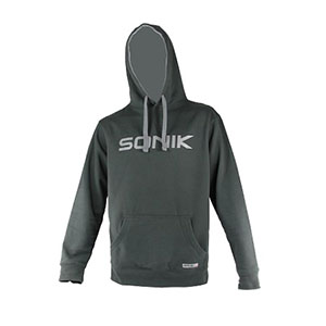 Толстовка с капюшоном SONIK серая XL SKHXL