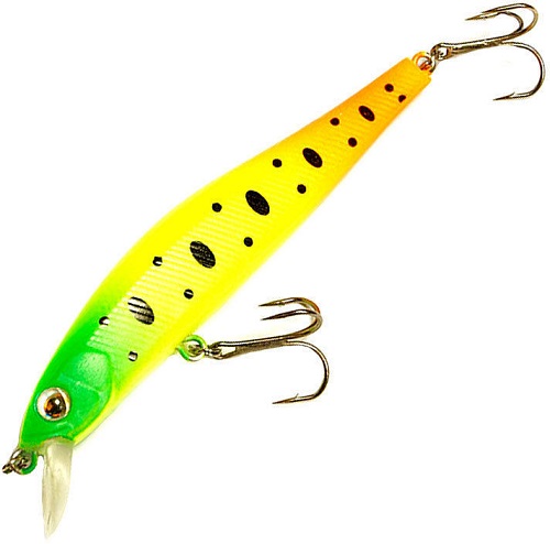 Воблер Scorana EDGE MINNOW плав., 95мм, 9,5г, 0,5-1,0м, цв.GYR