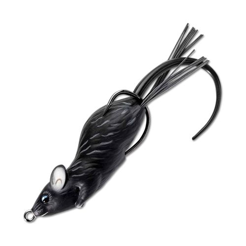 Воблер LiveTarget Mouse Hollow Body 60F вес 11  гр. цвет  404 Black/Black
