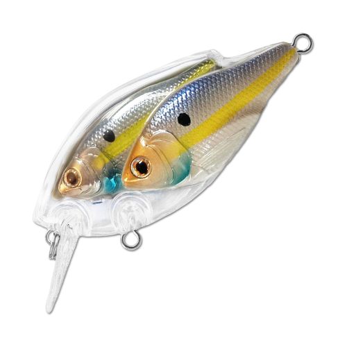 Воблер LiveTarget Threadfin Shad Squarebill 60F вес 14  гр. цвет  812 Pearl/Violet Shad