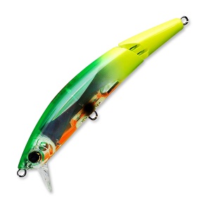 Воблер Yo-Zuri Crystal 3D Minnow Jointed F1096-BTCL