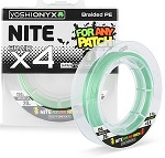 Леска плетеная Yoshi Onyx NITE 4 Green, 0.8# PE, 150м Леска плетеная Yoshi Onyx NITE 4 Green, 0.8# PE, 150м